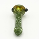 GREEN FLOWER SPOON HAND PIPE