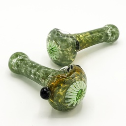 [TGP82] GREEN FLOWER SPOON HAND PIPE